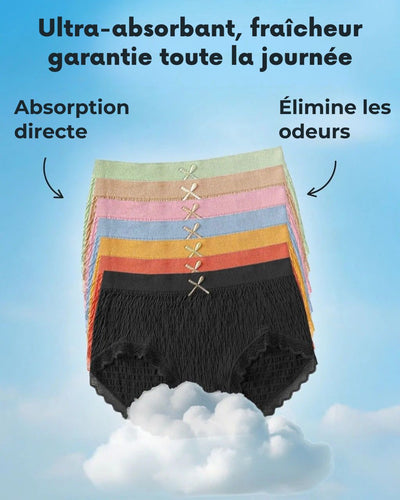 Culottes anti-fuites antibactériennes