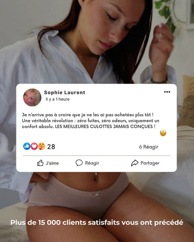 Culottes anti-fuites antibactériennes