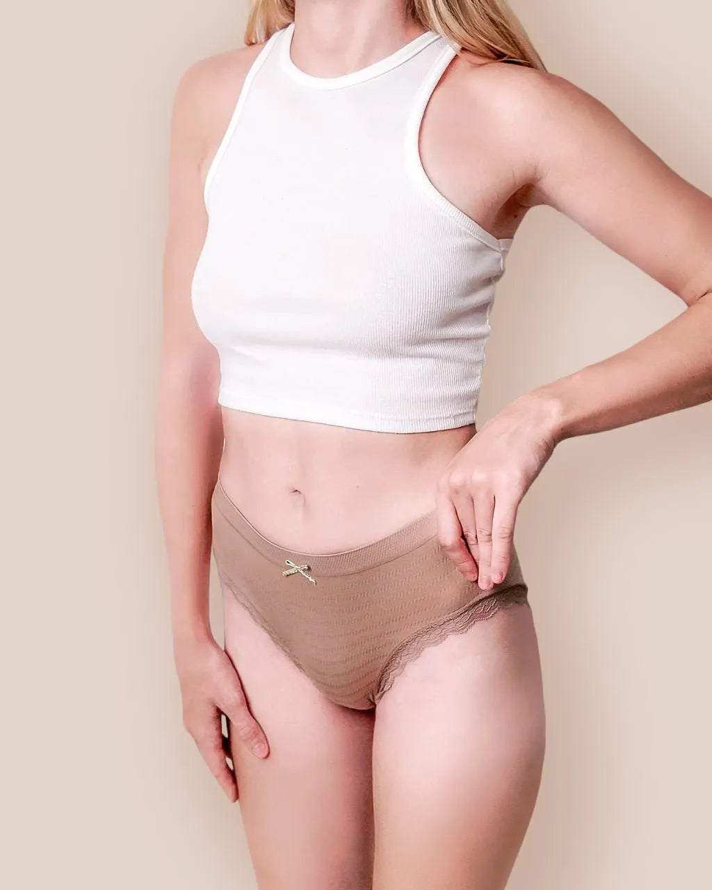 Women's Breathable Ultra-Soft Antibacterial Leak-Proof Low-Waist Underwear Knickers
