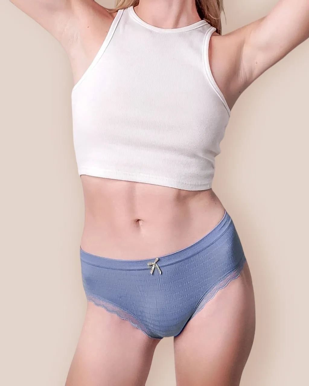 Women's Breathable Ultra-Soft Antibacterial Leak-Proof Low-Waist Underwear Knickers